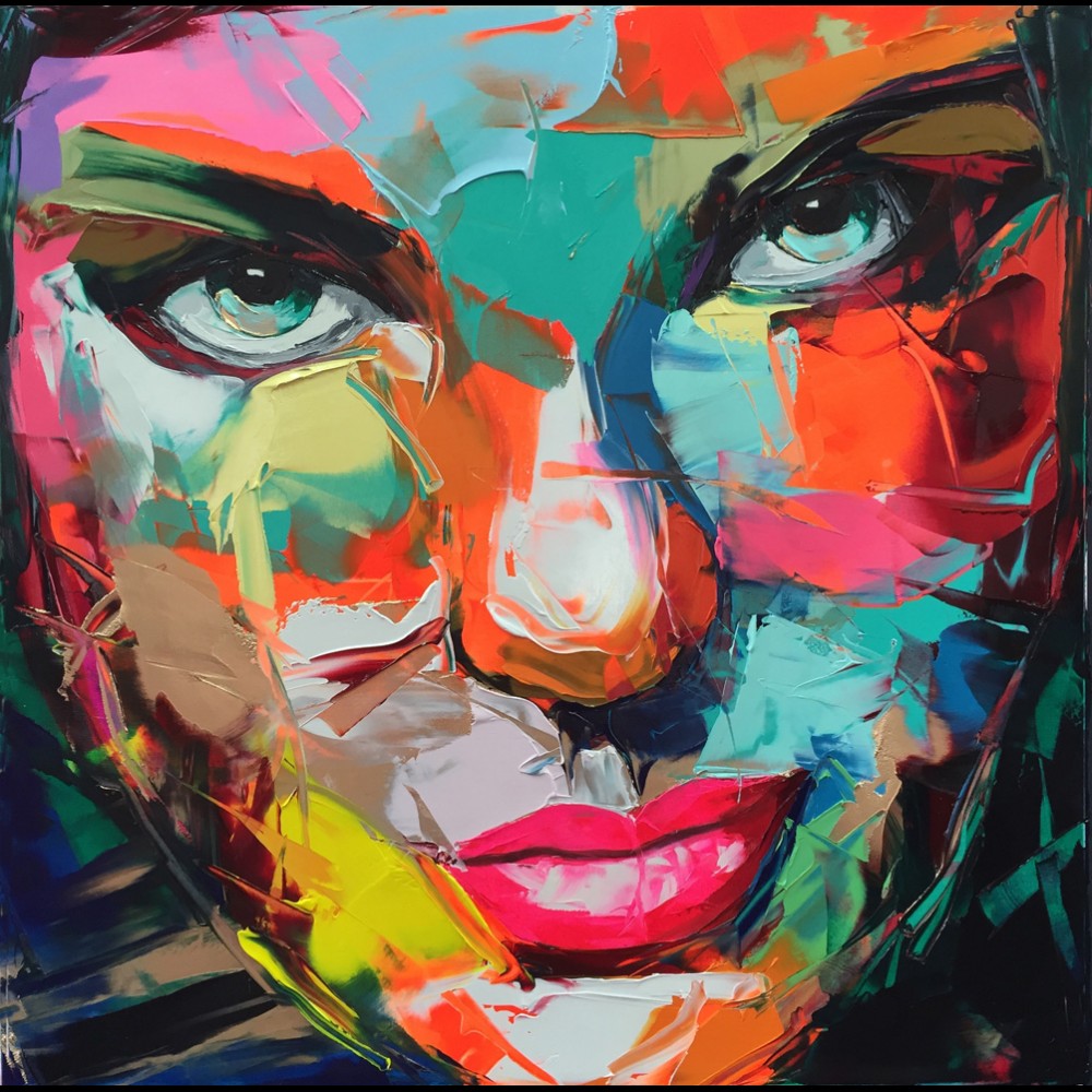 Francoise Nielly Portrait Palette Painting Expression Face206